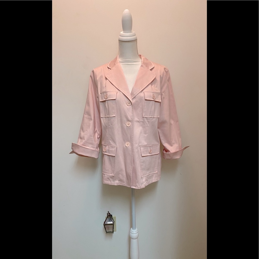 Linea by Louis Dell’Olio Stretch Sateen Jacket-Size M-BNWOT